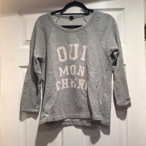 Oui Mon Cheri sweatshirt
